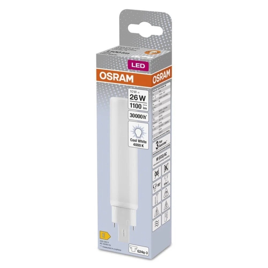 Lampadina LED G24q-3/10W/230V 4000K - Osram