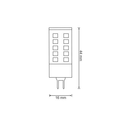 Lampadina LED G4/3W/12V 6500K