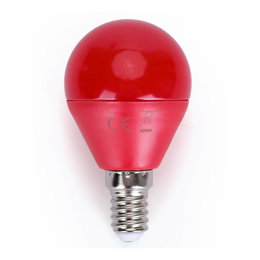 Lampadina LED G45 E14/4W/230V rossa - Aigostar