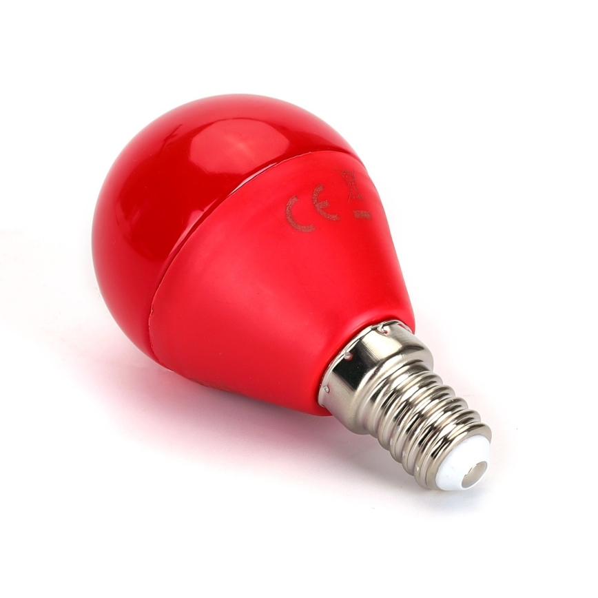Lampadina LED G45 E14/4W/230V rossa - Aigostar