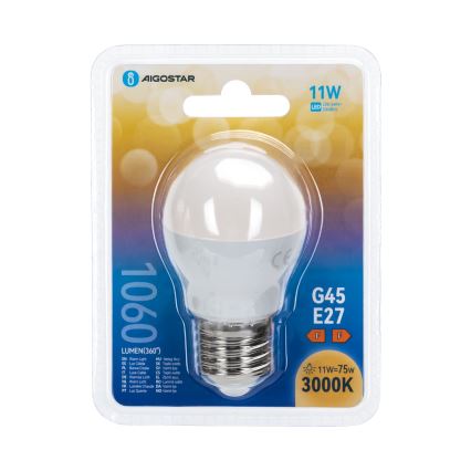 Lampadina LED G45 E27/11W/230V 3000K - Aigostar