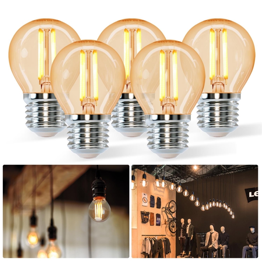 Lampadina LED  G45 E27/4W/230V 2200K - Aigostar