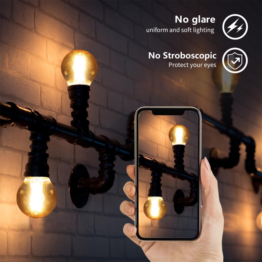 Lampadina LED  G45 E27/4W/230V 2200K - Aigostar