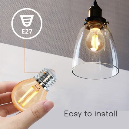 Lampadina LED  G45 E27/4W/230V 2200K - Aigostar
