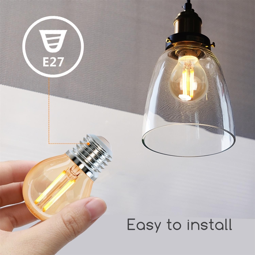 Lampadina LED  G45 E27/4W/230V 2200K - Aigostar
