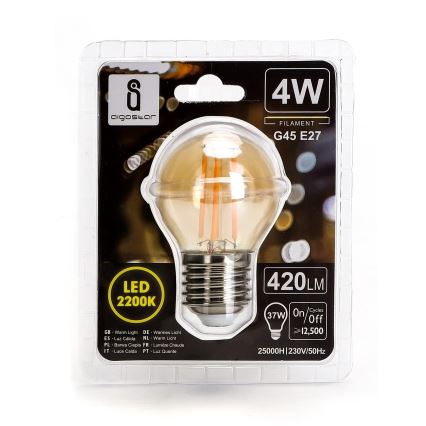 Lampadina LED  G45 E27/4W/230V 2200K - Aigostar