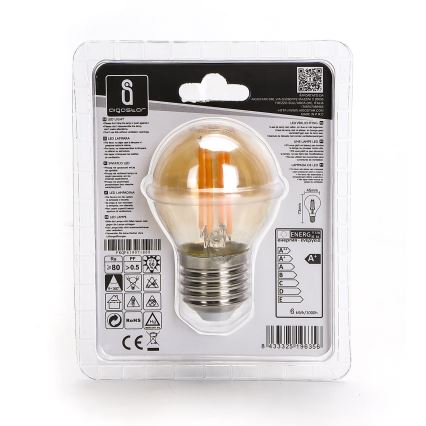 Lampadina LED G45 E27/6W/230V 2200K - Aigostar