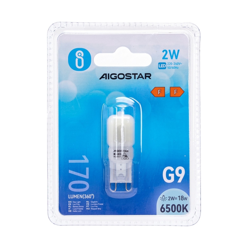 Lampadina LED G9/2W/230V 6500K - Aigostar