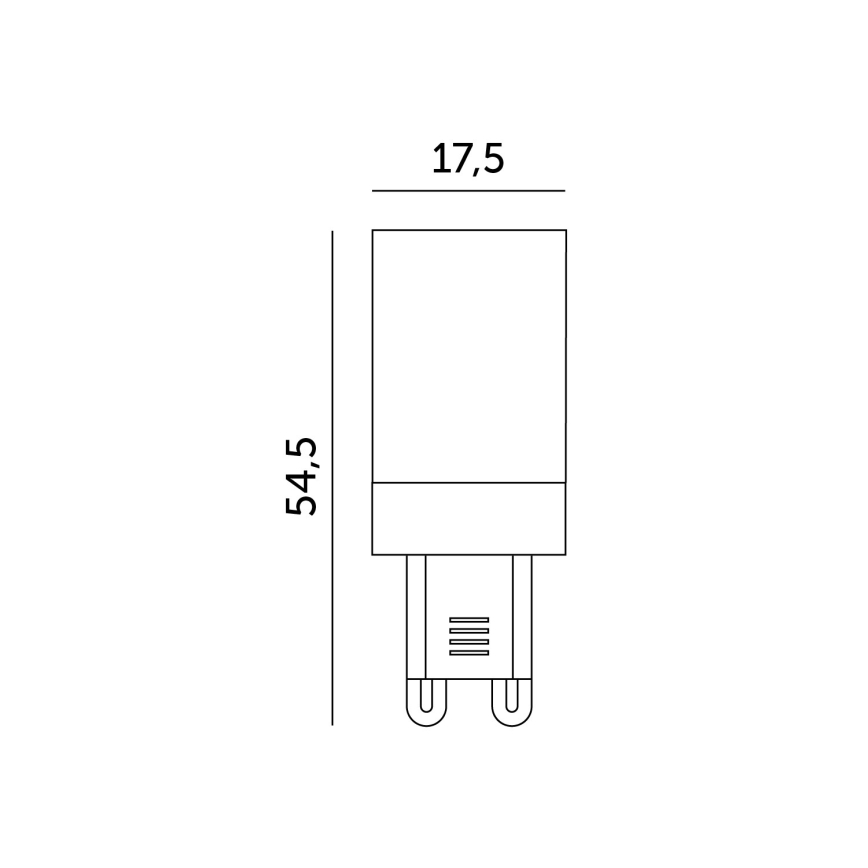 Lampadina LED G9/4W/230V 6000K