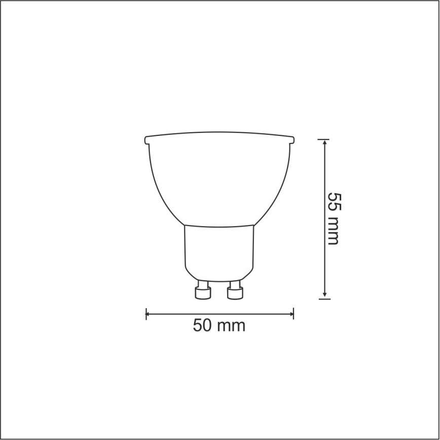 Lampadina LED GU10/3,5W/230V 6400K