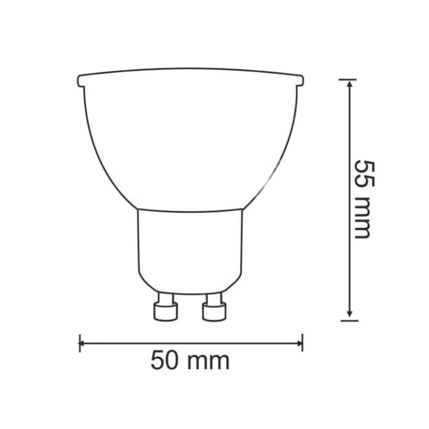 Lampadina LED GU10/7W/230V 3000K