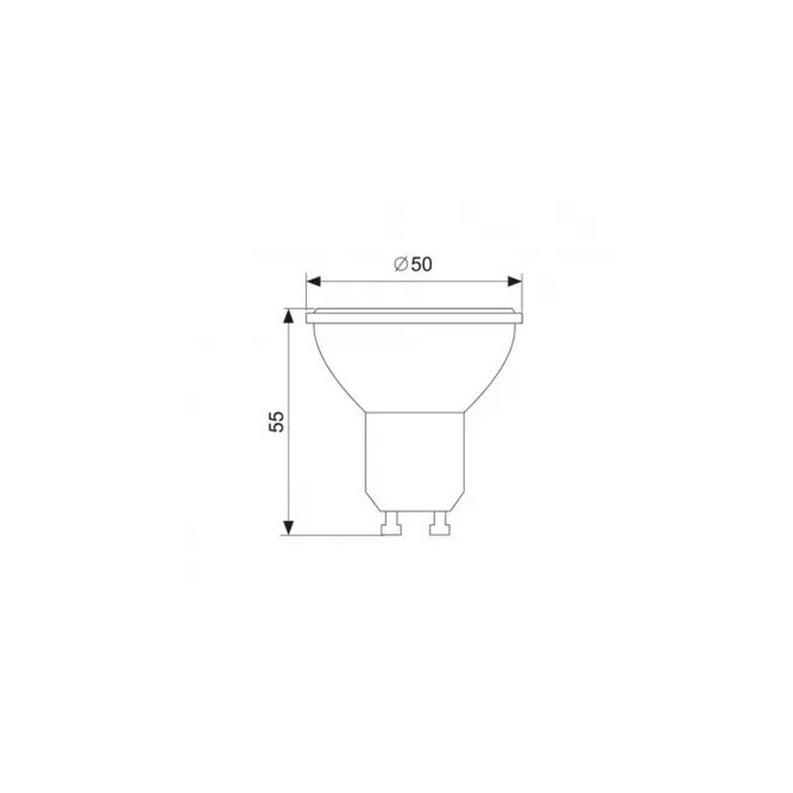 Lampadina LED GU10/7W/230V 6500K