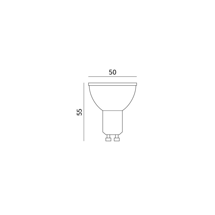 Lampadina LED GU10/8,5W/230V 3000K