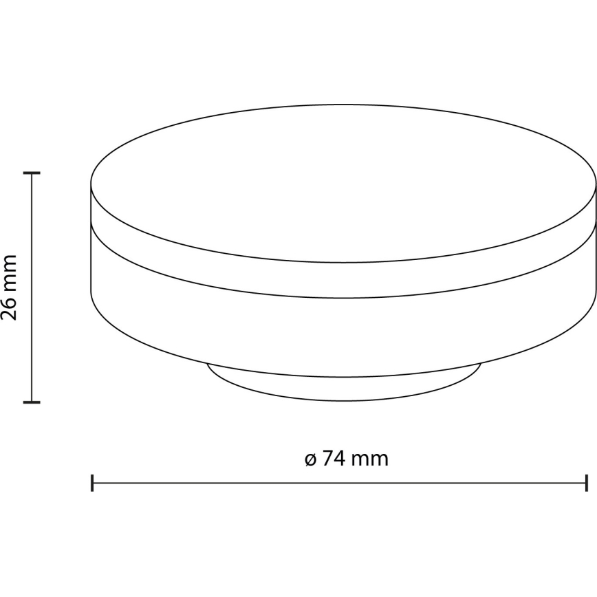 Lampadina LED GX53/8W/230V 3000K