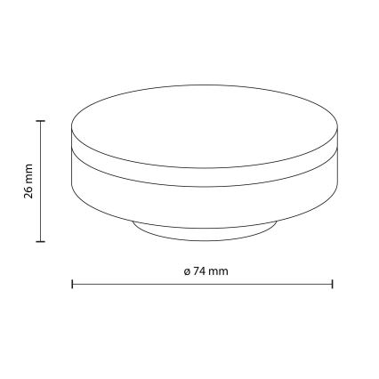 Lampadina LED GX53/8W/230V 4000K