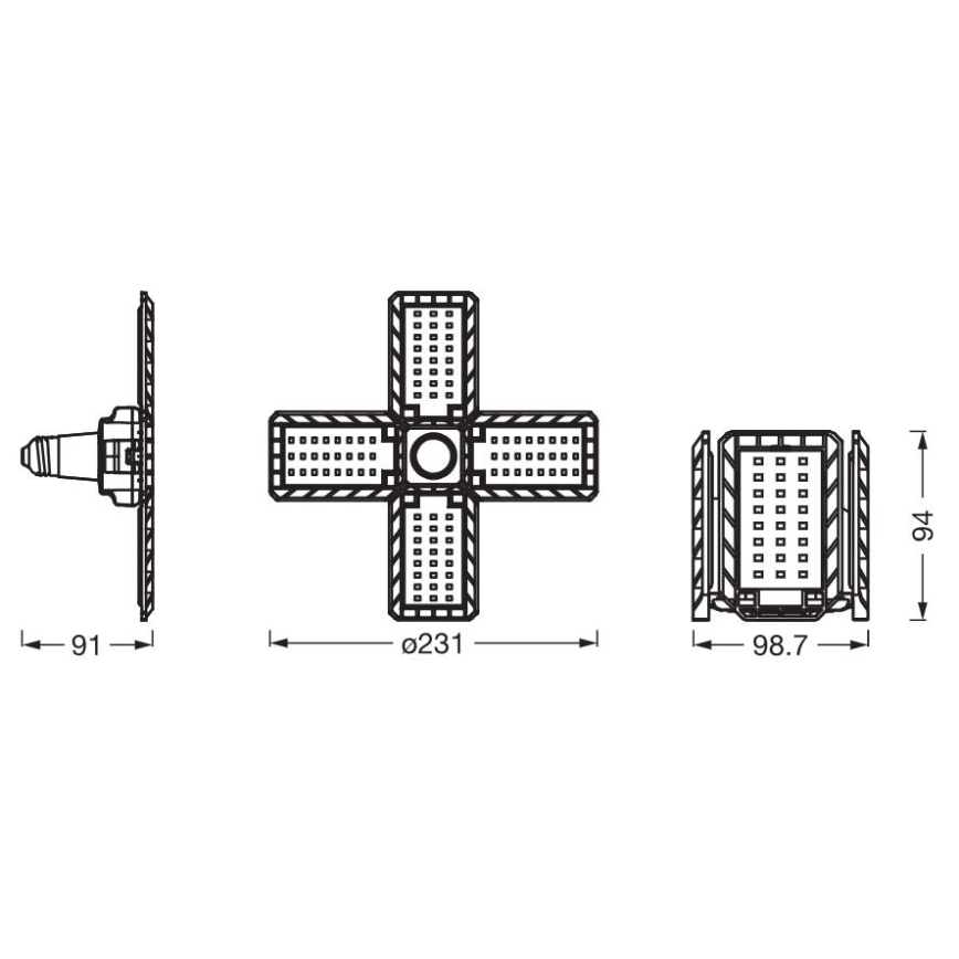 Lampadina LED HIGHBAY E27/23W/230V 4000K - Ledvance