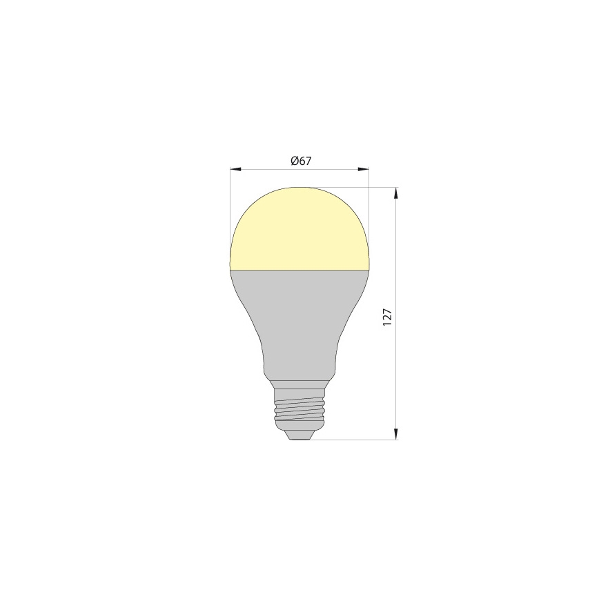 Lampadina LED LEDSTAR ECO E27/12W/230V