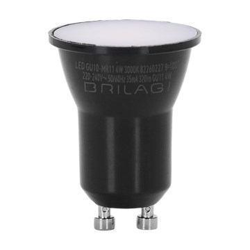 Lampadina LED MR11 GU10/4W/230V 3000K nera - BRILAGI