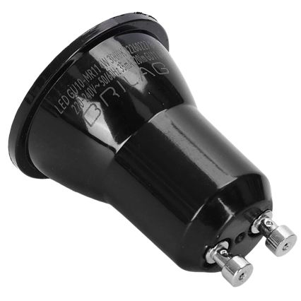 Lampadina LED MR11 GU10/4W/230V 3000K nera - BRILAGI
