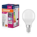 Lampadina LED P40 E14/4,9W/230V 4000K - Osram