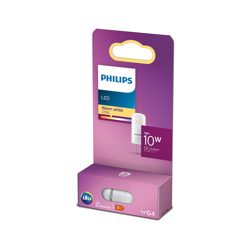 Lampadina LED Philips G4/1W/12V 2700K