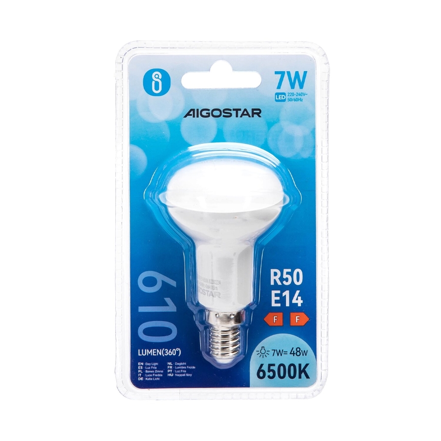 Lampadina LED R50 E14/7W/230V 6500K - Aigostar