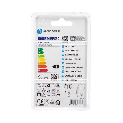 Lampadina LED R50 E14/7W/230V 6500K - Aigostar