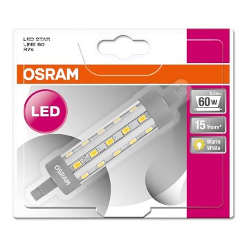 Lampadina LED R7s/6,5W/230V 2700K - Osram 118 mm