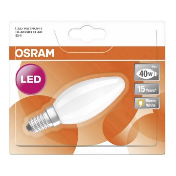 Lampadina LED RETROFIT B40 E14/4W/230V 2700K - Osram