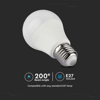 Lampadina LED RGB dimmerabile A60 E27/8,5W/230V 4000K + telecomando