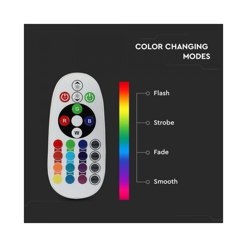 Lampadina LED RGB dimmerabile E14/3,5W/230V 6400K + TC