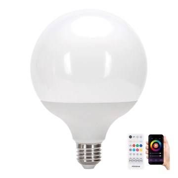 Lampadina LED RGB dimmerabile MESH G120 E27/18W/230V 6500K + telecomando - Aigostar