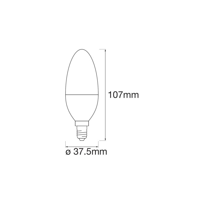 Lampadina LED RGB dimmerabile SMART+ E14/5W/230V 2700K-6500K - Ledvance