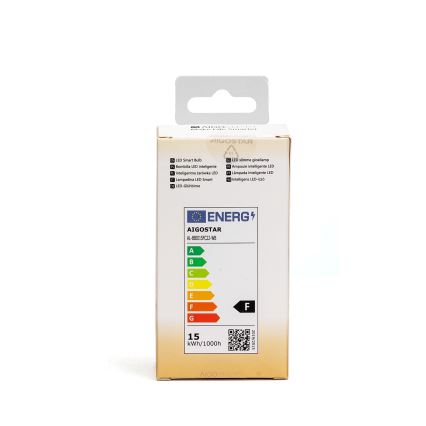 Lampadina LED RGBW dimmerabile A60 E27/15W/230V 2700-6500K Wi-Fi - Aigostar