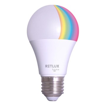 Lampadina LED RGBW dimmerabile A60 E27/9W/230V 2700-6500K Wi-Fi Tuya