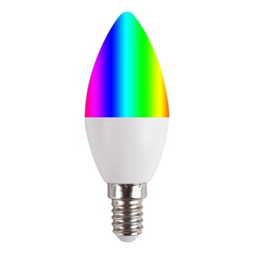 Lampadina LED RGBW dimmerabile E14/5,5W/230V 3000-6500K Wi-Fi Tuya