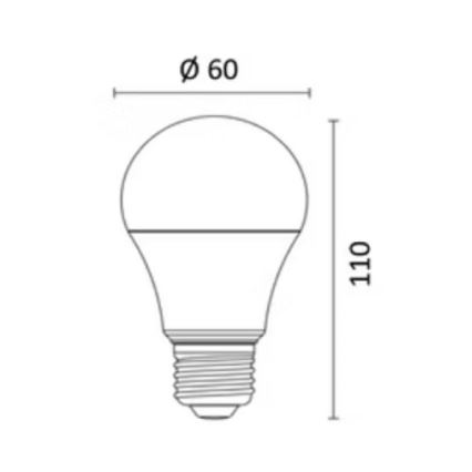 Lampadina LED RGBW dimmerabile E27/8,5W/230V 3000-6500K Wi-Fi - Reality