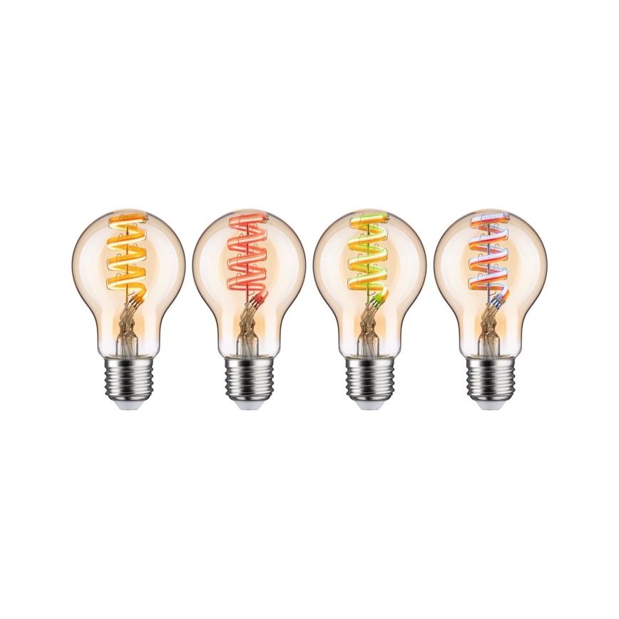 Lampadina LED RGBW dimmerabile FILAMENT E27/6,3W/230V 2200-6500K - Paulmann 29156
