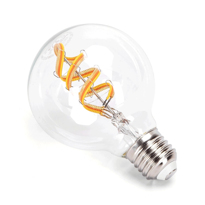 Lampadina LED RGBW dimmerabile FILAMENT G80 E27/4,9W/230V 2700K Wi-Fi - Aigostar