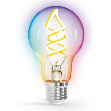 Lampadina LED RGBW dimmerabile FILAMENT MESH Smart A60 E27/4,9W/230V 2700K - Aigostar