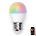 Lampadina LED RGBW dimmerabile G45 E27/5W/230V 3000-6500K Wi-Fi - Aigostar