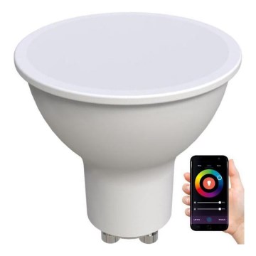 Lampadina LED RGBW dimmerabile GU10/4,5W/230V 2700-6500K Wi-Fi Tuya