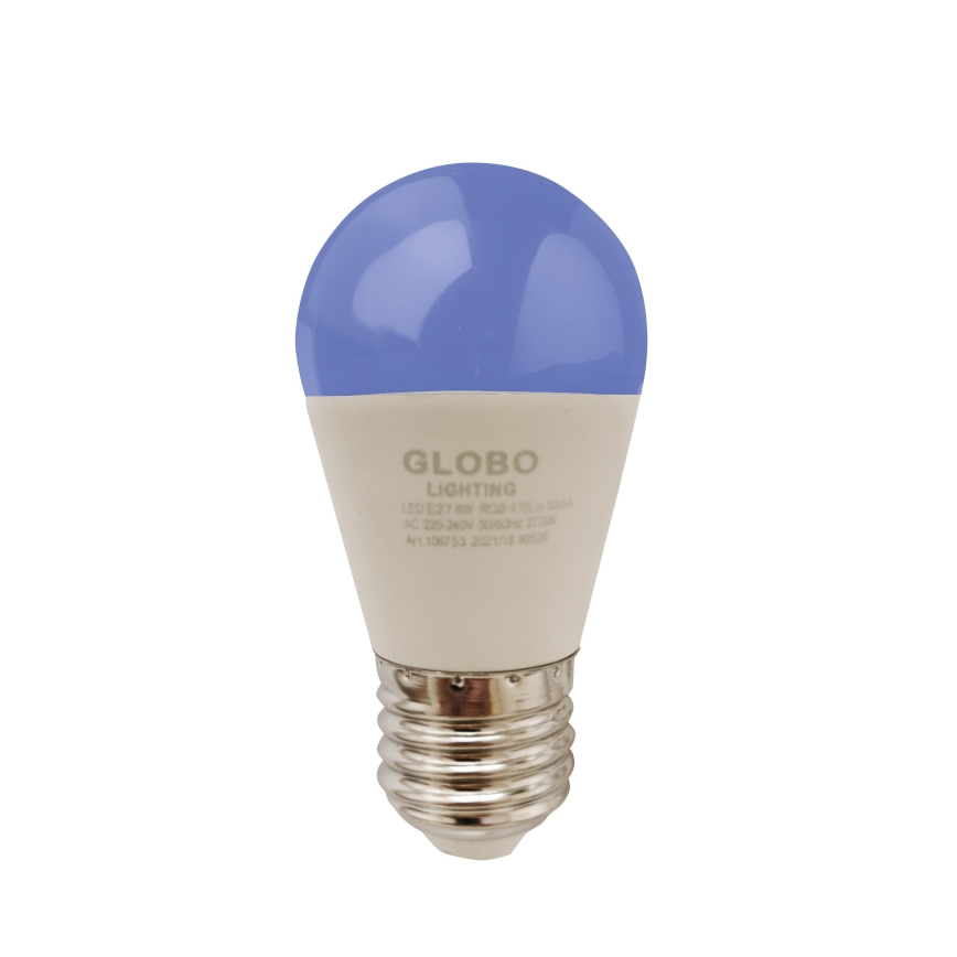 Lampadina LED RGBW dimmerabile E27/6W/230V 3000K + telecomando - Globo