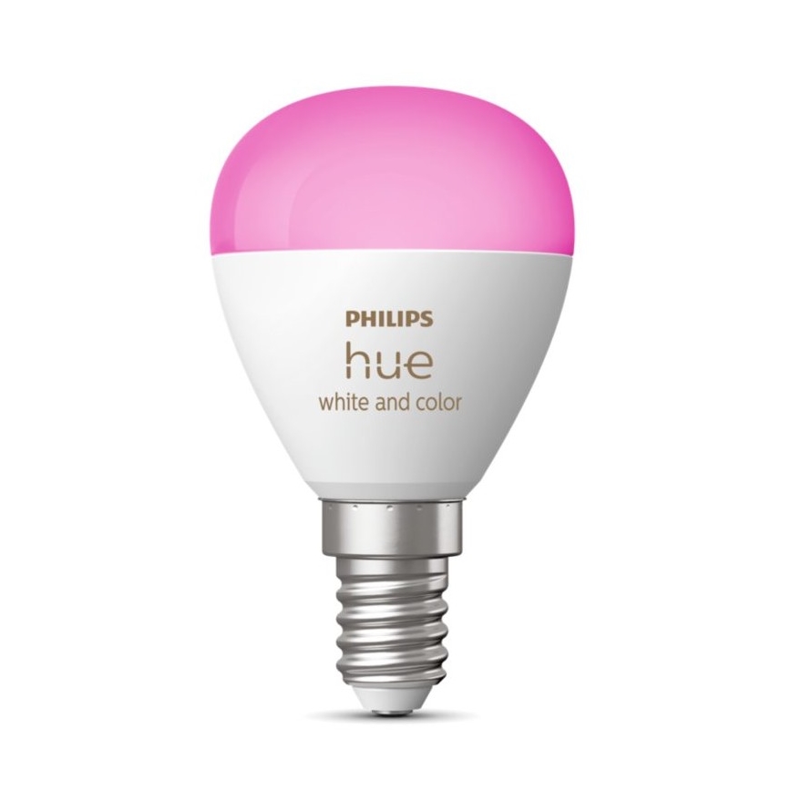 Lampadina LED RGBW dimmerabile Philips Hue White And Color Ambiance P45 E14/5,1W/230V 2000-6500K