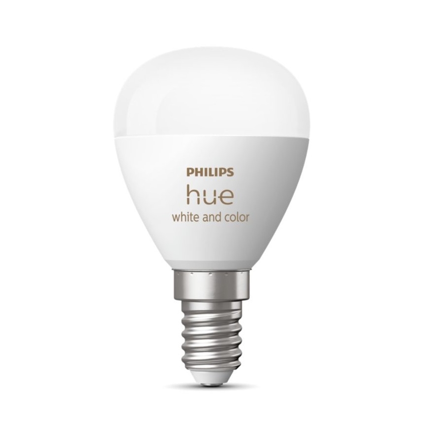 Lampadina LED RGBW dimmerabile Philips Hue White And Color Ambiance P45 E14/5,1W/230V 2000-6500K