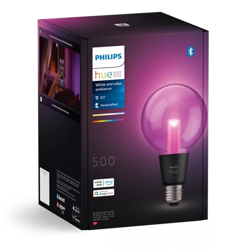 Lampadina LED RGBW dimmerabile Philips Hue White And Color Ambiance E27/6,8W/230V 2000-6500K