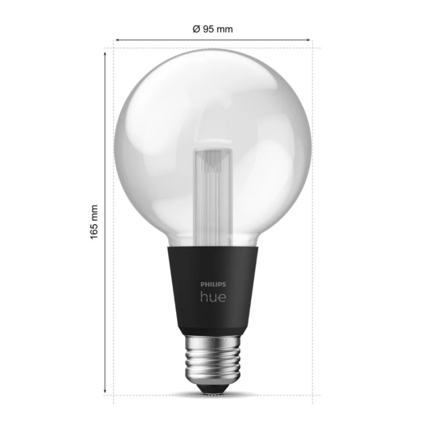 Lampadina LED RGBW dimmerabile Philips Hue White And Color Ambiance E27/6,8W/230V 2000-6500K