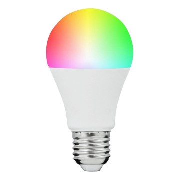 Lampadina LED RGBW dimmerabile SMART A60 E27/8,5W/230V 4000K + telecomando
