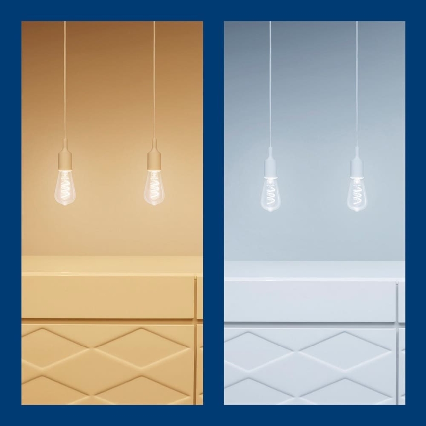 Lampadina LED RGBW dimmerabile ST64 E27/6,3W/230V 2200-6500K Wi-Fi - WiZ