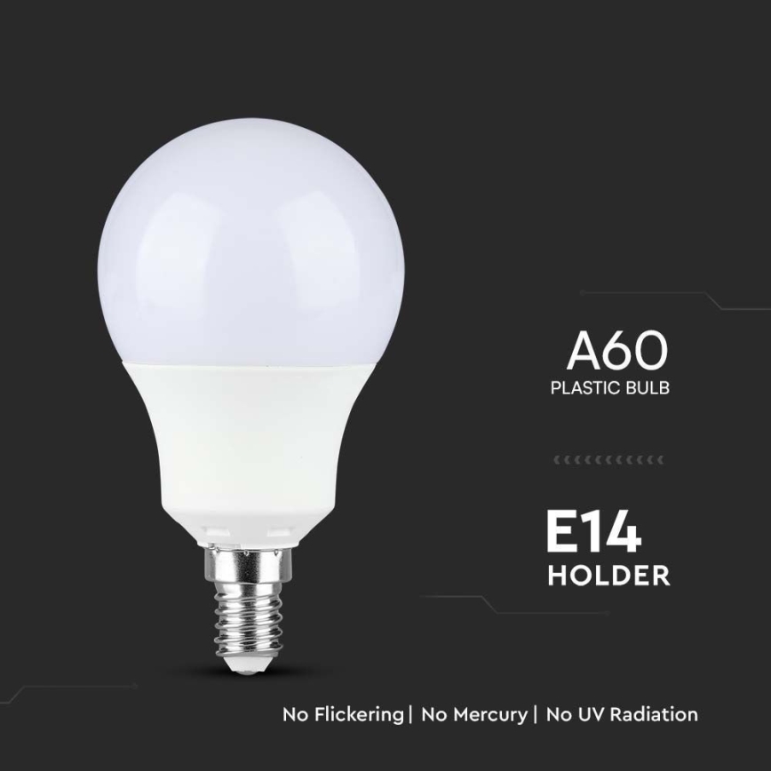 Lampadina LED SAMSUNG CHIP A60 E14/8,5W/230V 6500K
